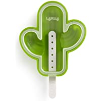 Los mejores  - Lékué Molde para Helado en Forma de Cactus- Silicona- Verde- 18 x 12.1 x 30 cm